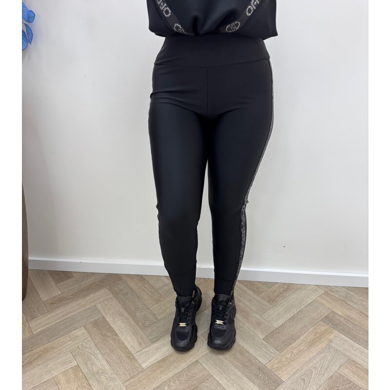 Legging Jersey Lungo Nero Liu Jo 1765