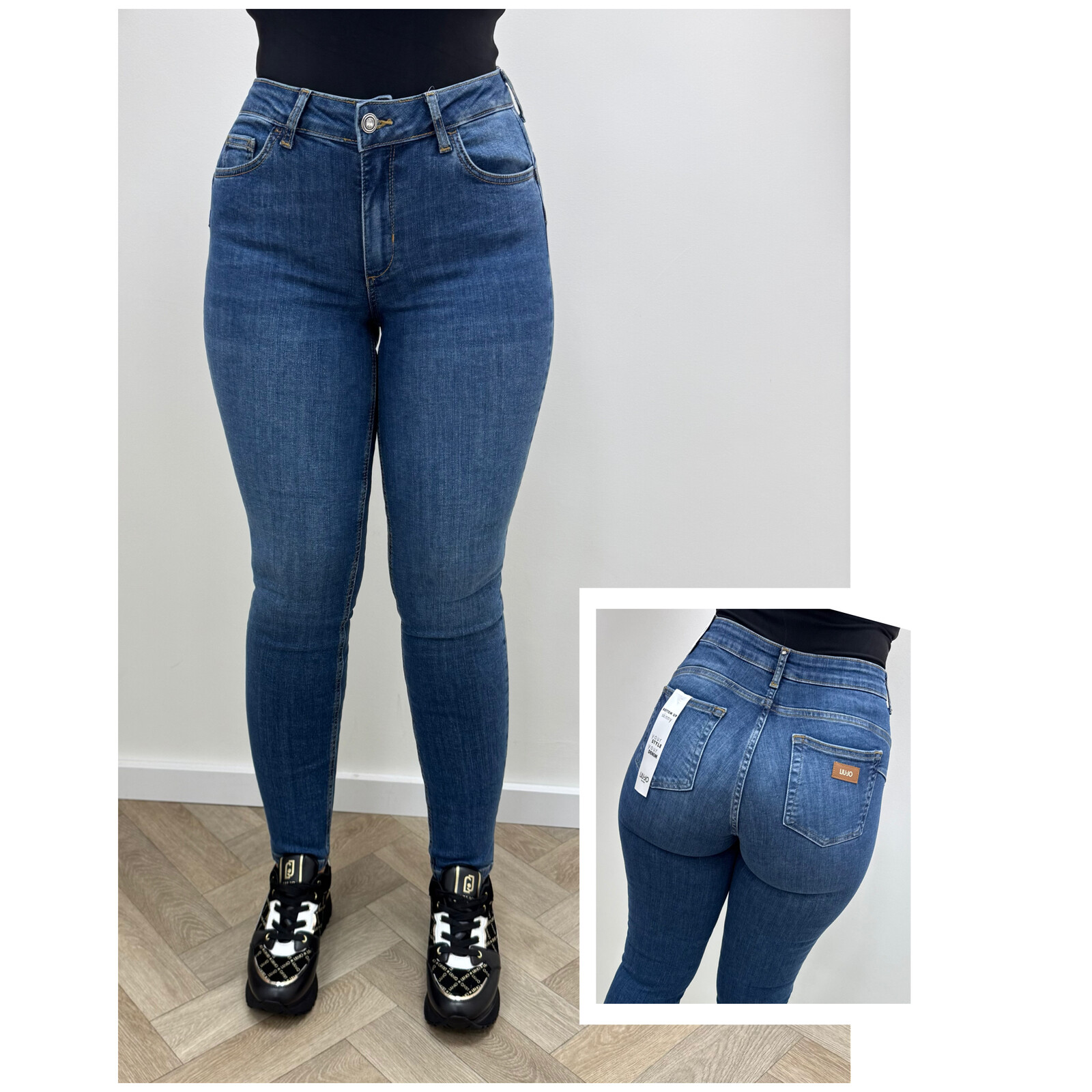 Liu-Jo High Waisted Skinny Jeans Blue Liu Jo 1819
