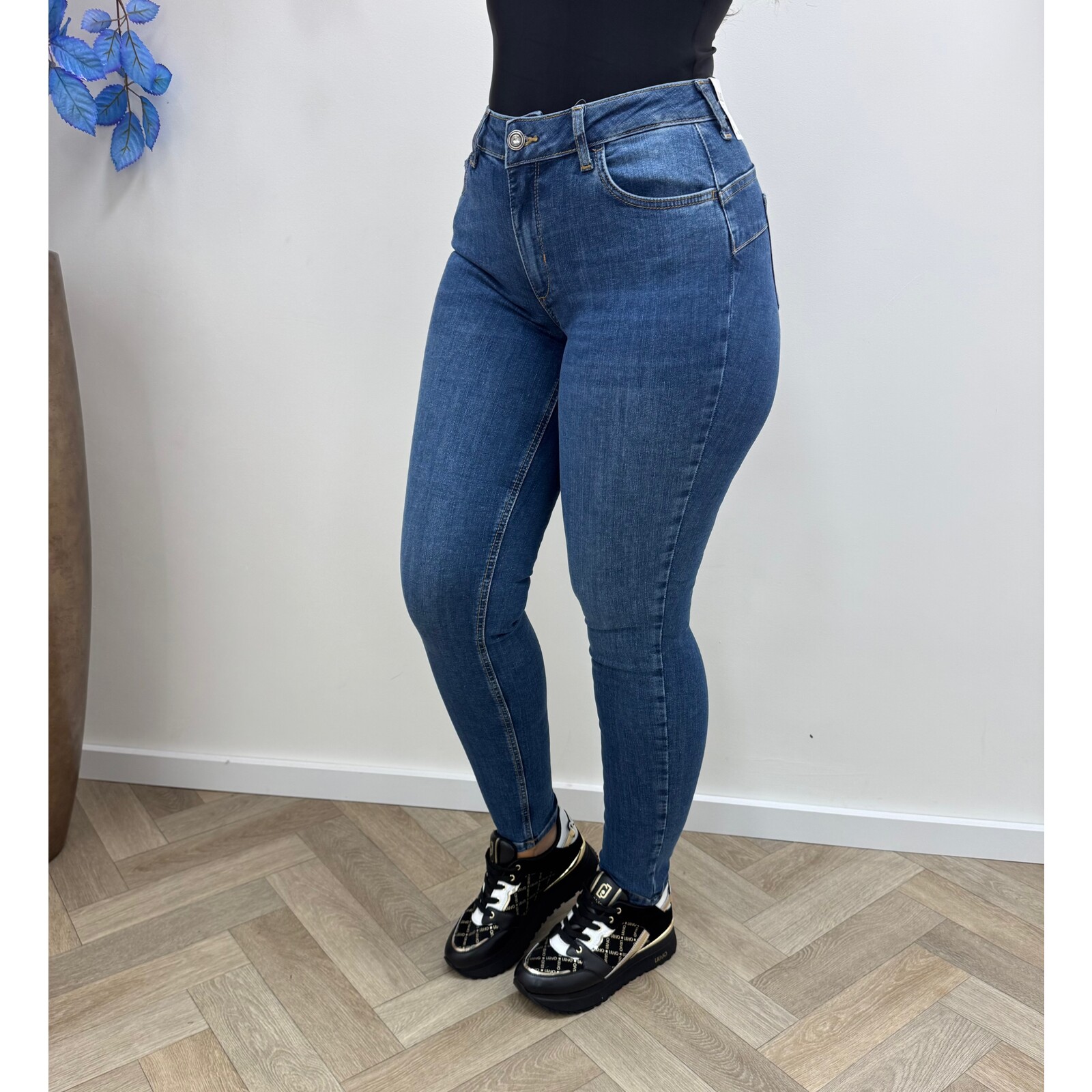 Liu-Jo High Waisted Skinny Jeans Blue Liu Jo 1819