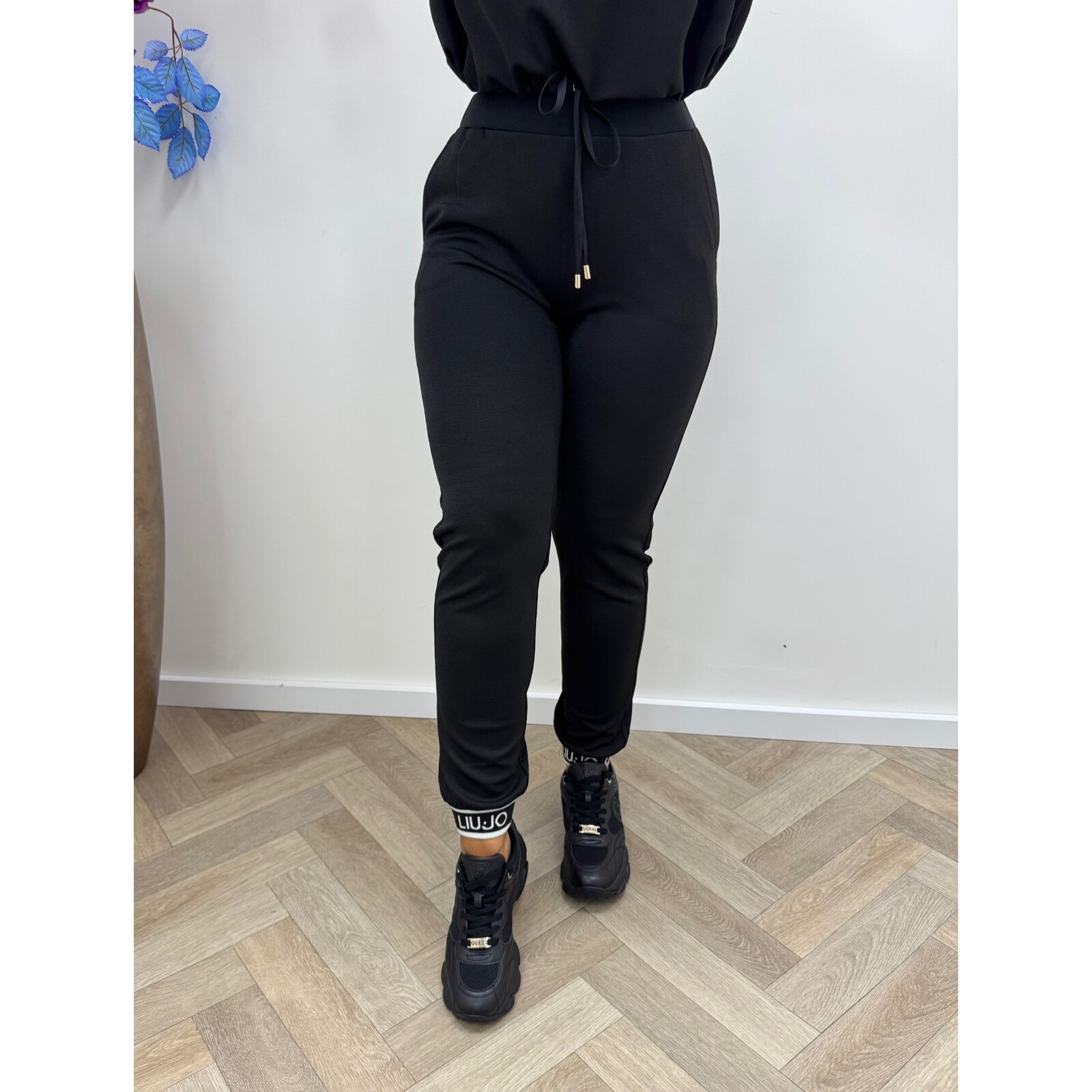 Liu-Jo Pants Jersey Lungo Nero Luxury Liu Jo 1779