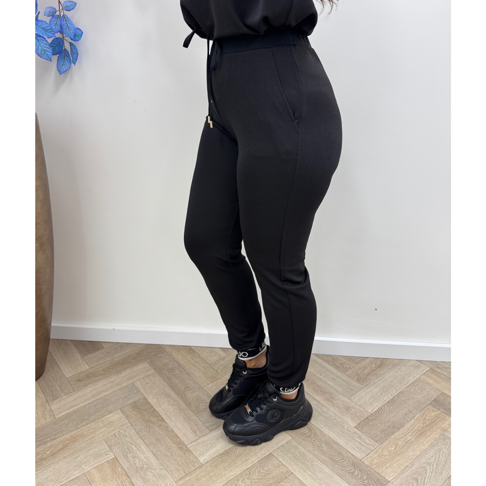 Liu-Jo Pants Jersey Lungo Nero Luxury Liu Jo 1779
