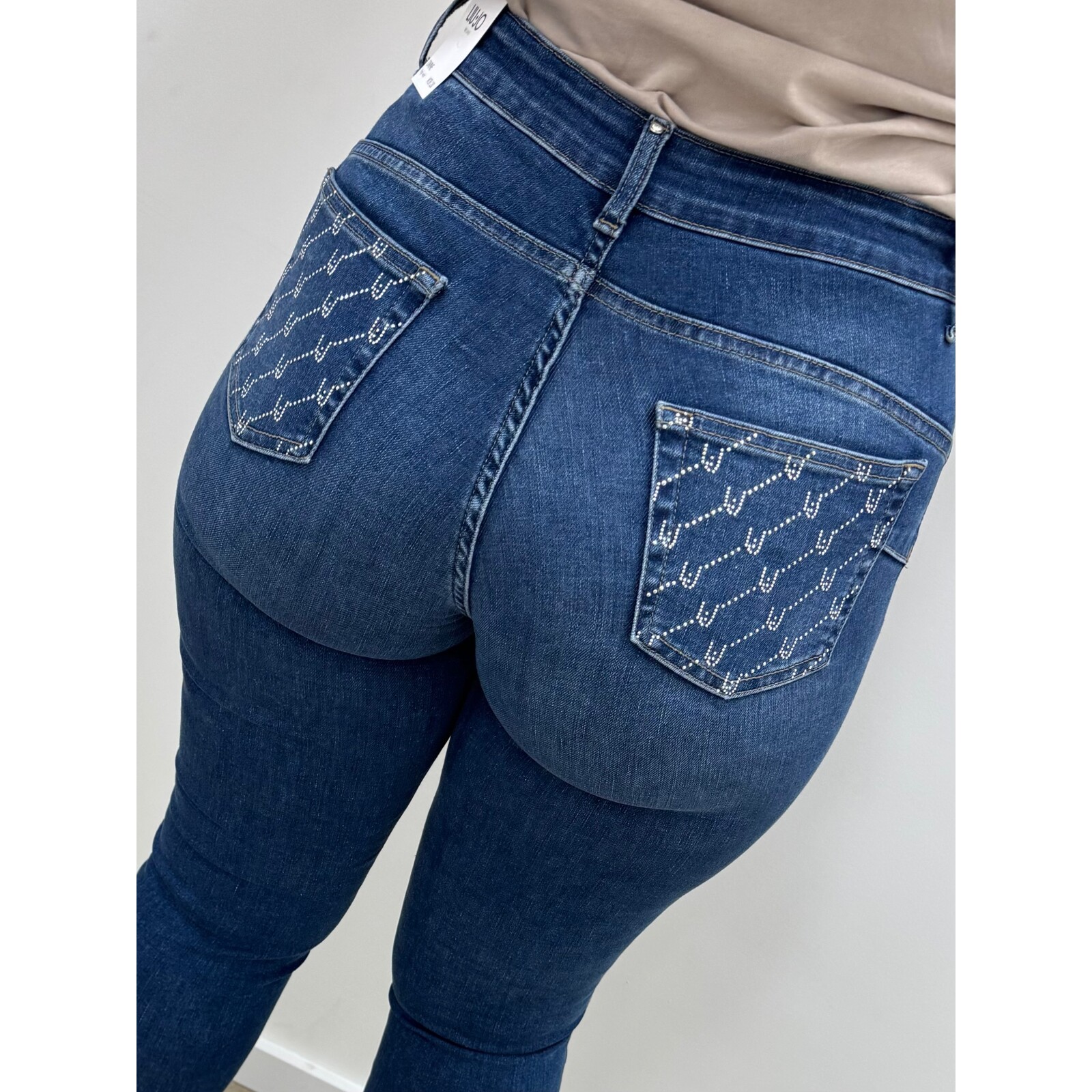 Liu-Jo Jeans Diamonds High Waist Blue Liu Jo 1820