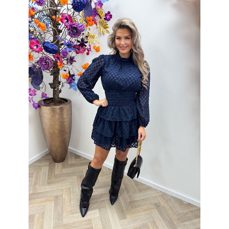 Dress Bella CY4772K Navy