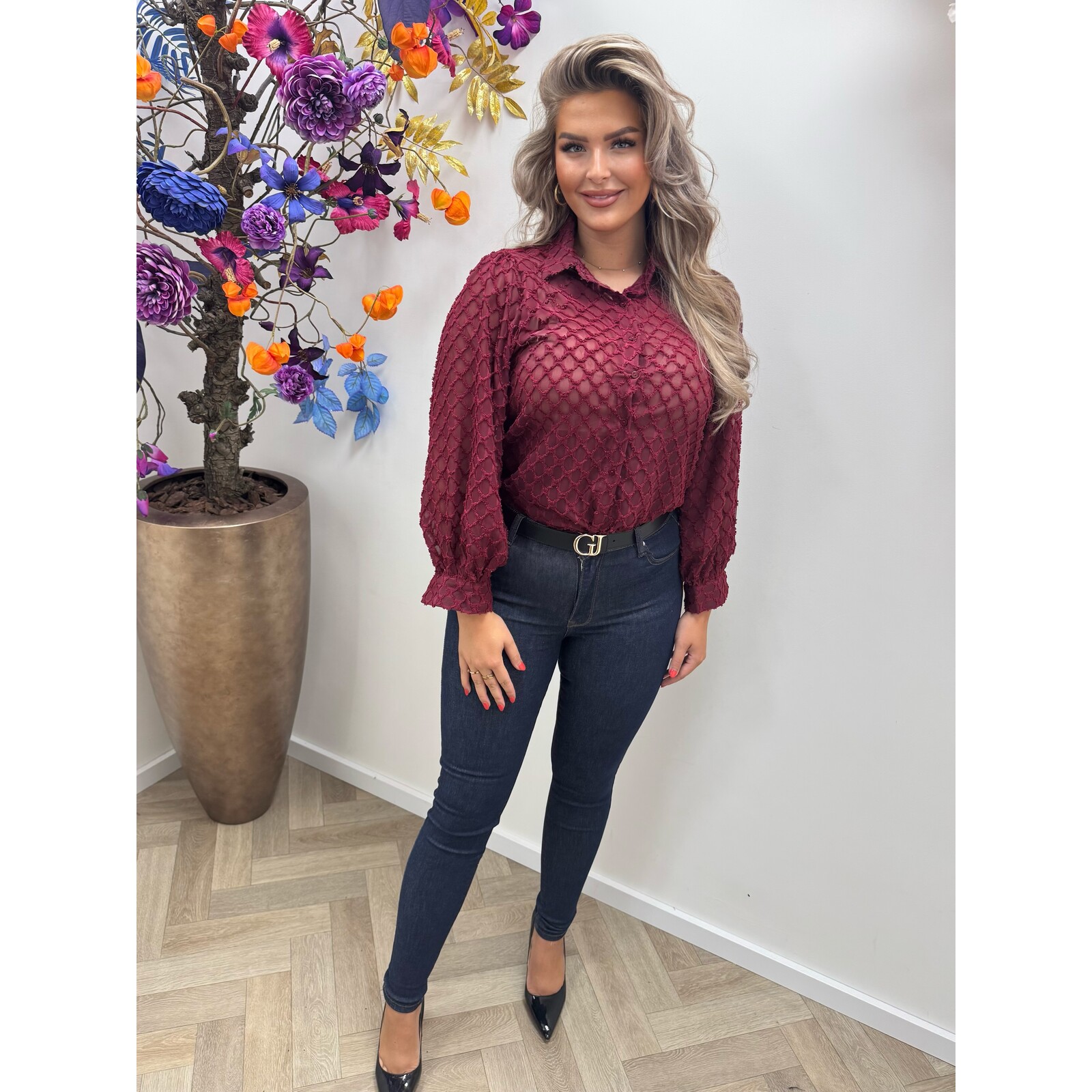 Blouse Bella Wine CY4771F