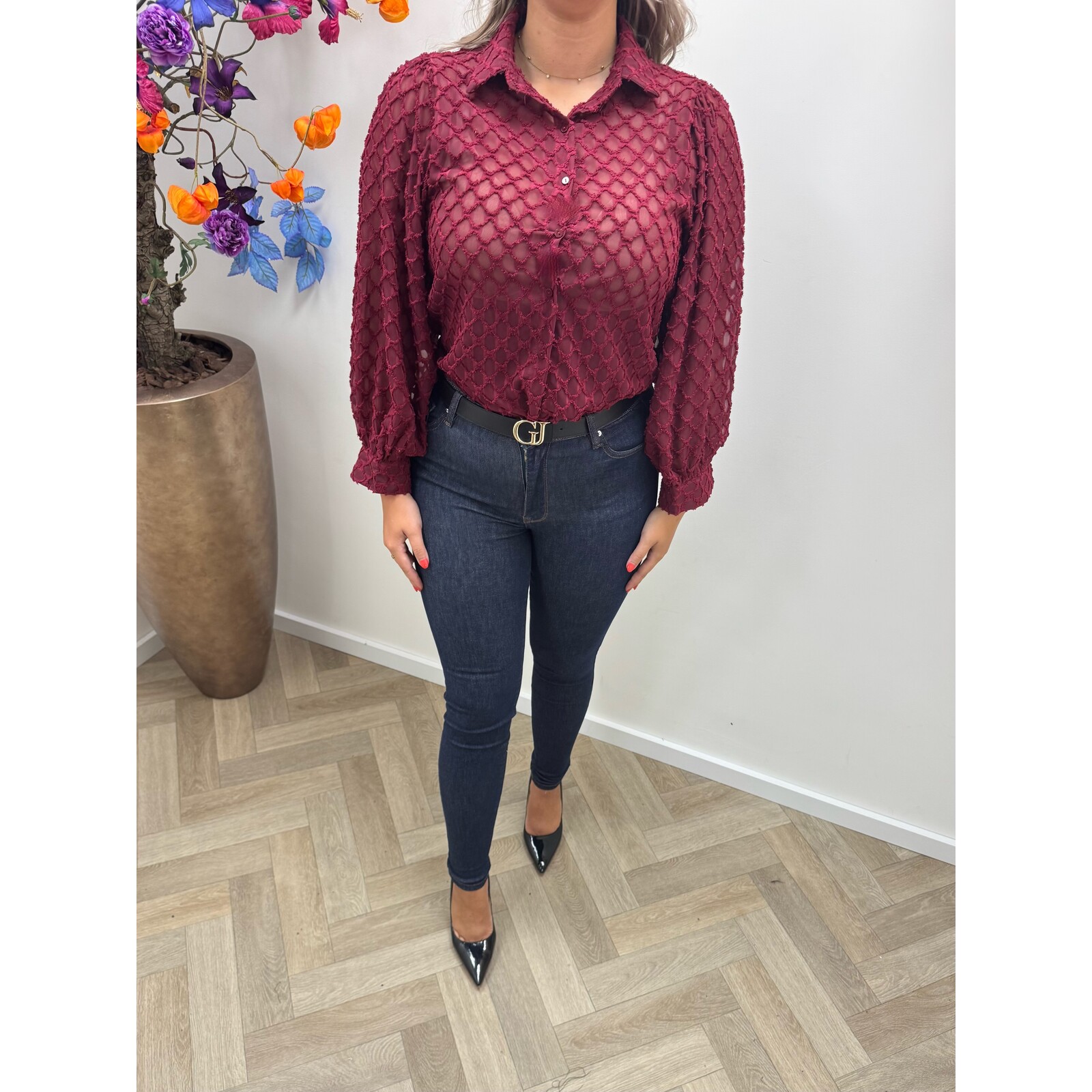 Blouse Bella Wine CY4771F