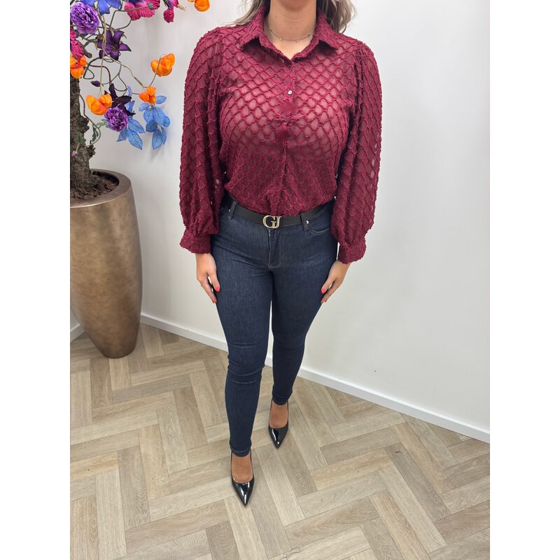 Blouse Bella Wine CY4771F