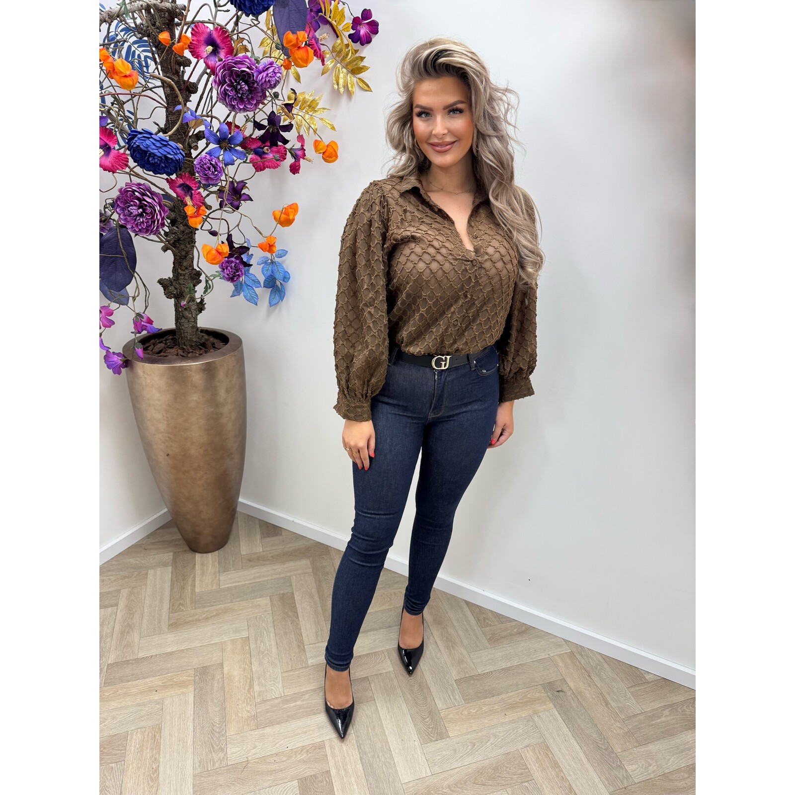 blouse Bella Choco CY4771F