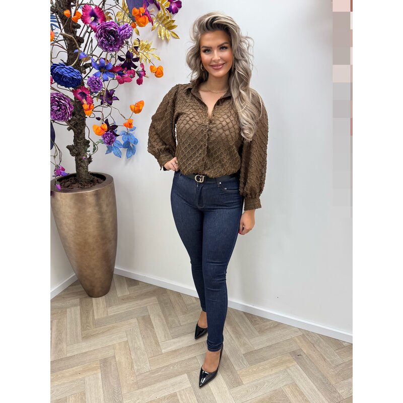 blouse Bella Choco CY4771F