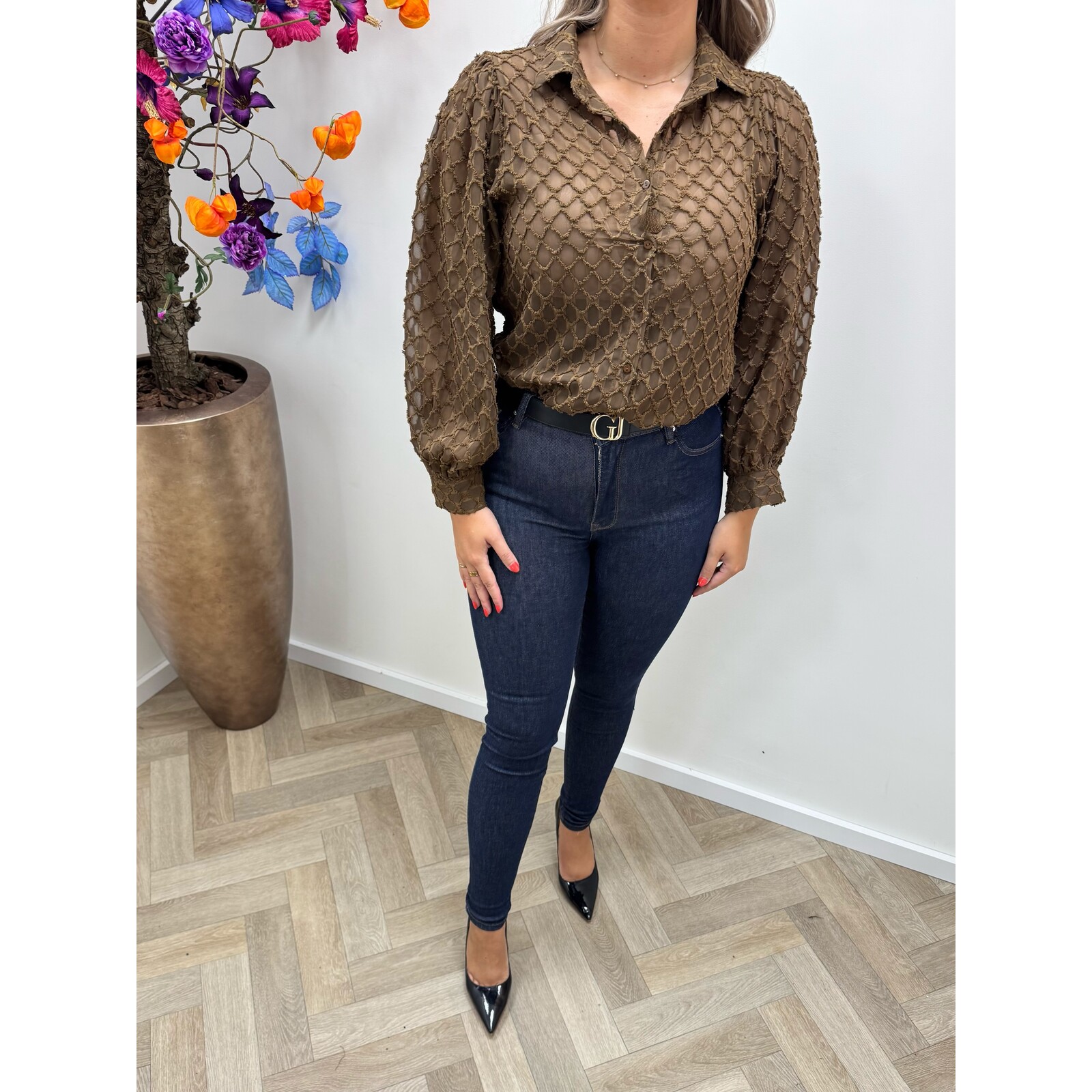 blouse Bella Choco CY4771F