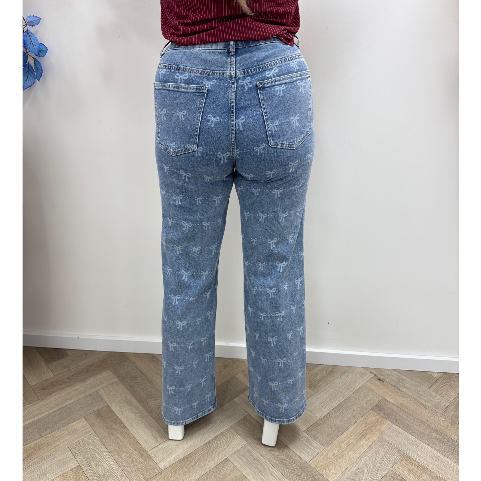 Jeans Strikjes Hello Miss Blue HM6748