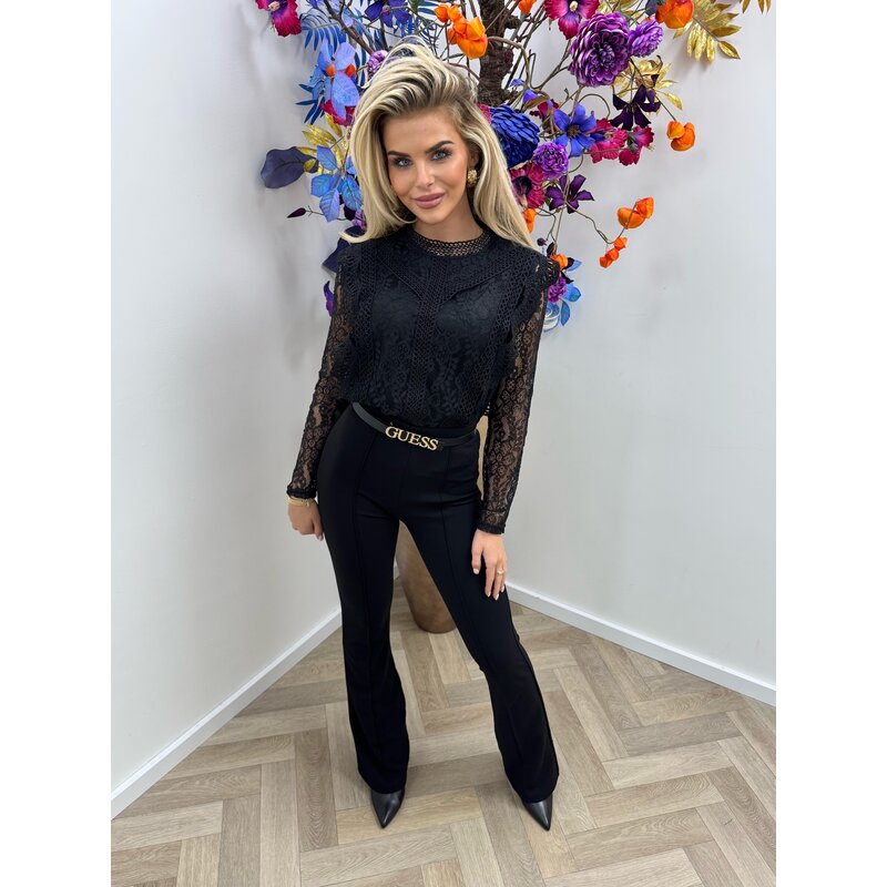 Top Jolie Lace Black 2111