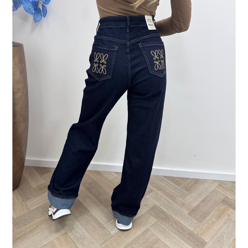 Denim Jeans Stylish Dark Blue MP2232