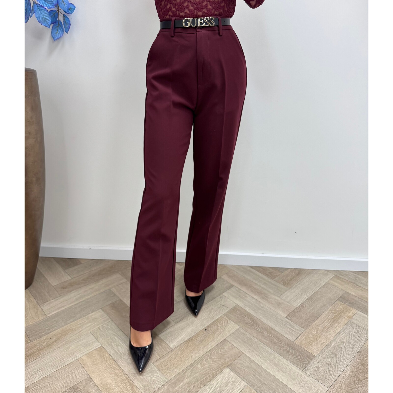 Chique Pants Folyrose Bordeaux 8003XL-70