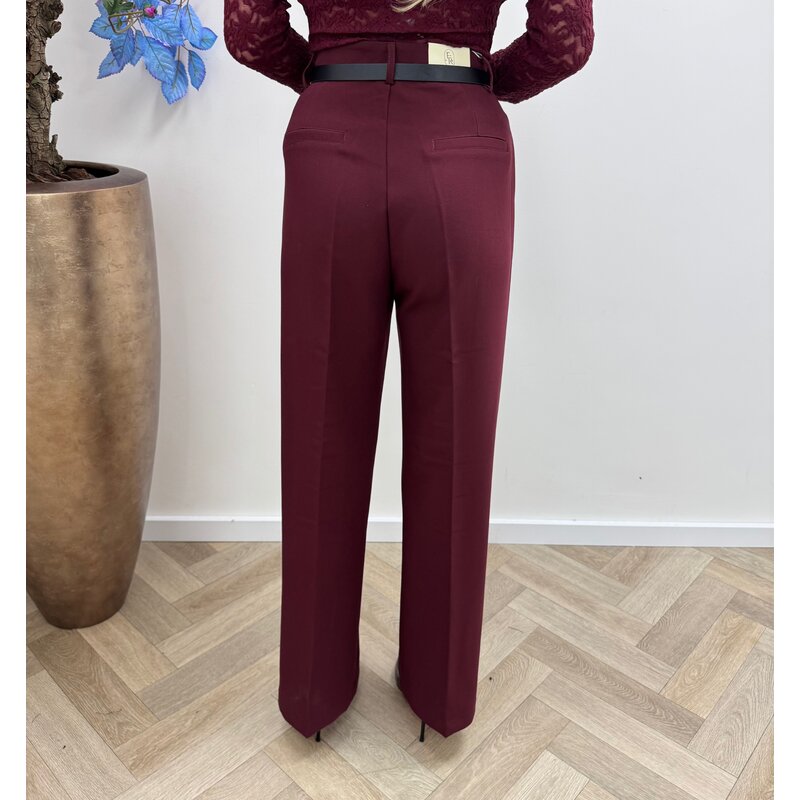 Chique Pants Folyrose Bordeaux 8003XL-70