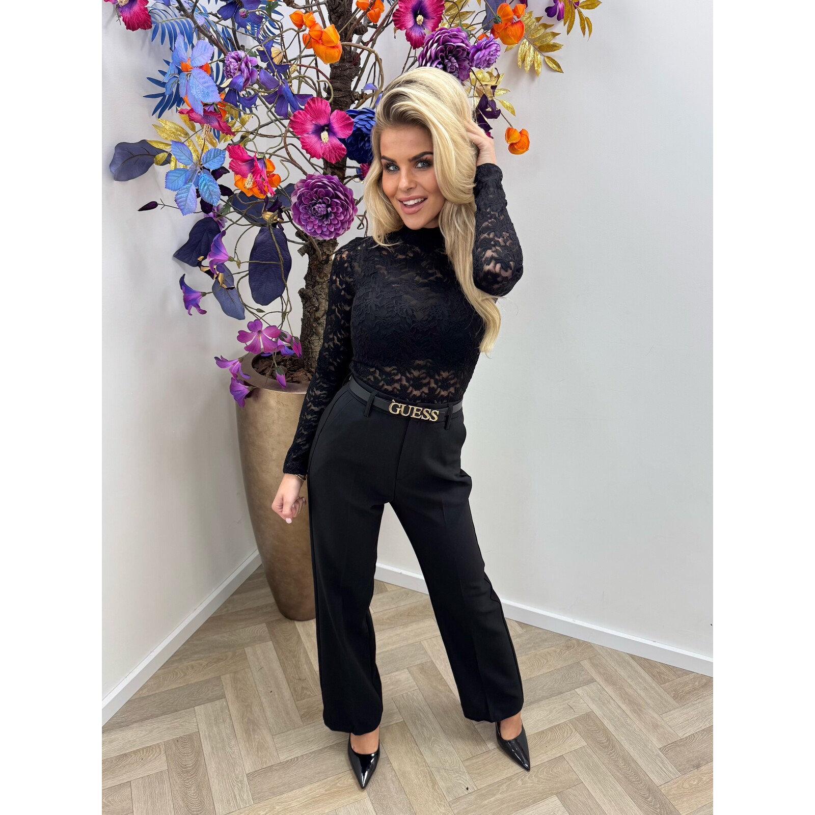 Col Top lace By swan HS9883 Black