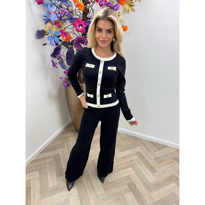 Long sleeve Top Celina LM23653 Black