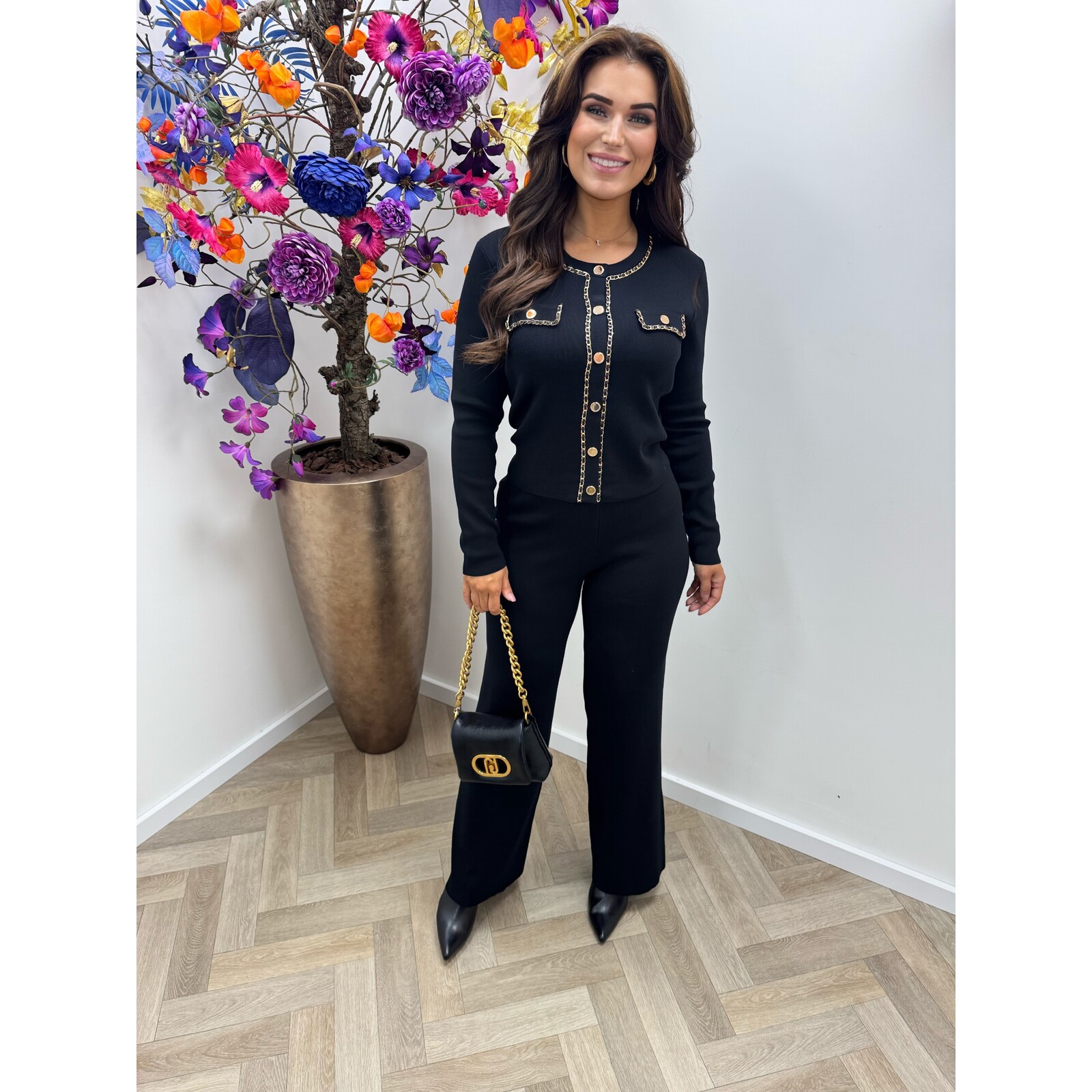 2 Delige Set Chique Chain black MC2161