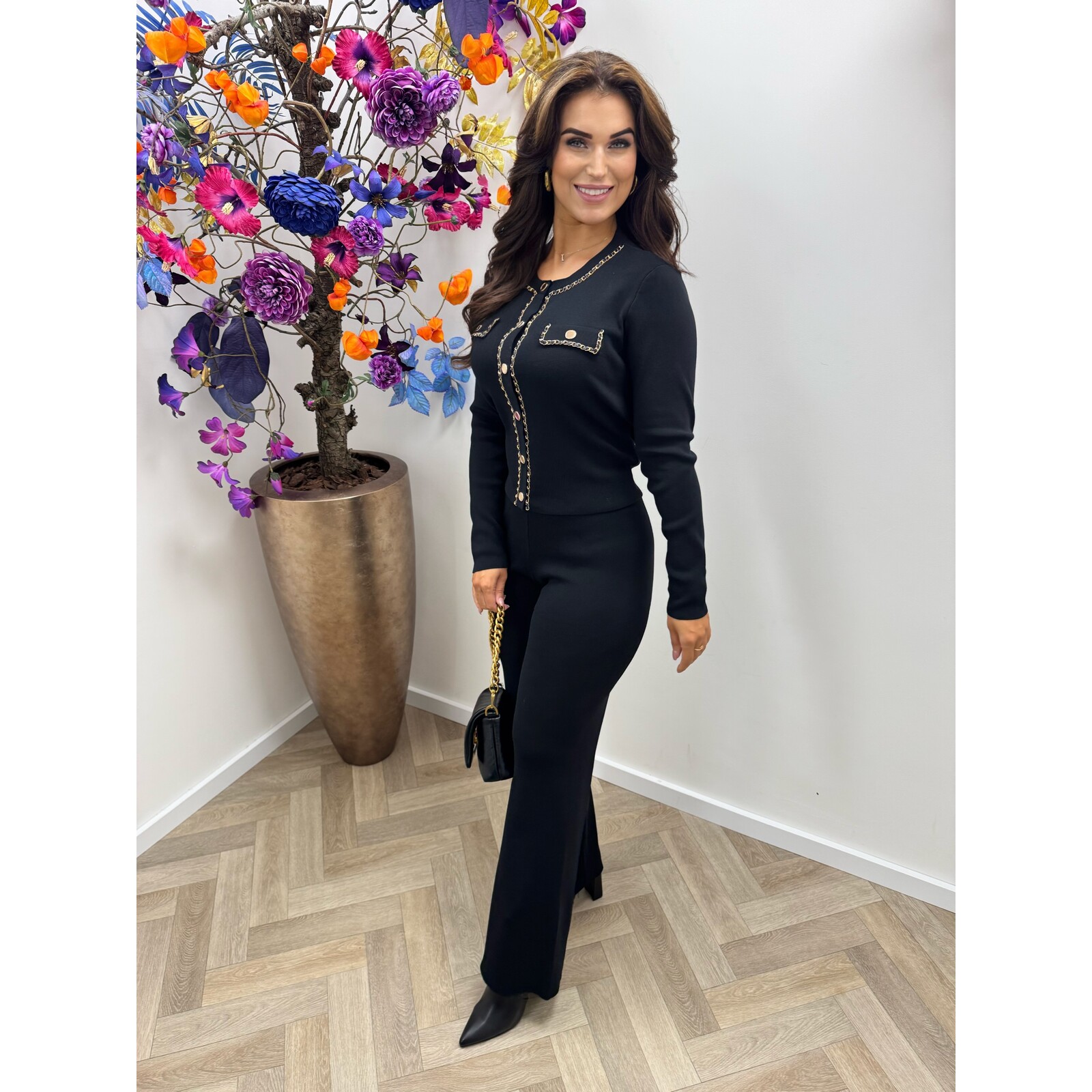 2 Delige Set Chique Chain black MC2161