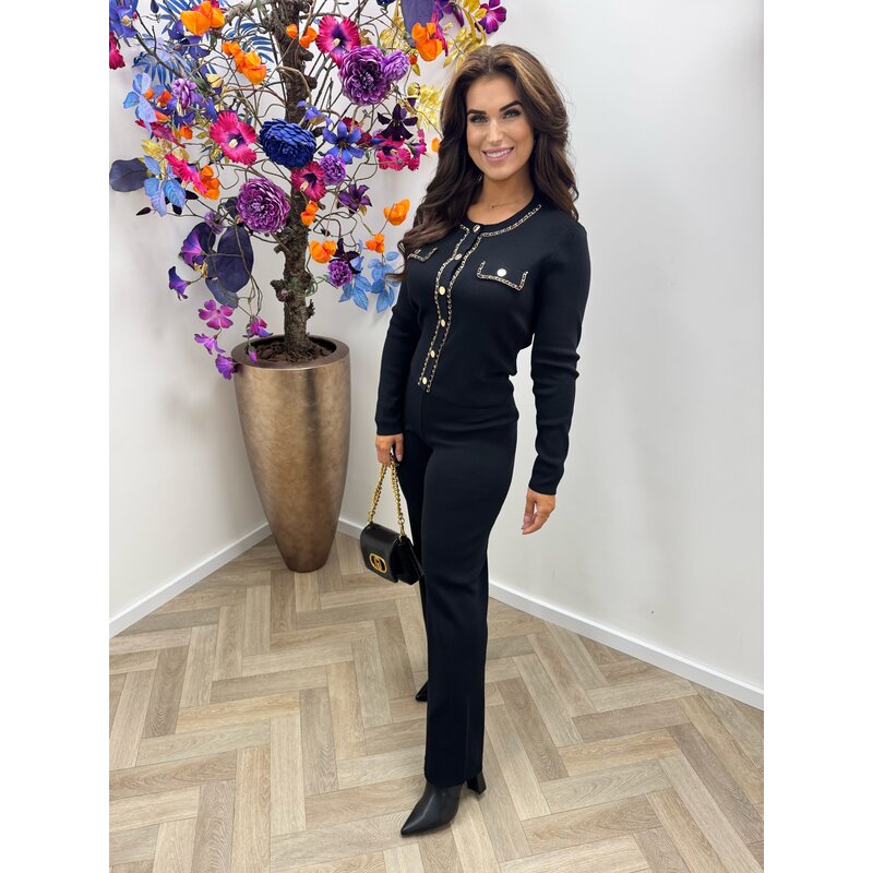 2 Delige Set Chique Chain black MC2161