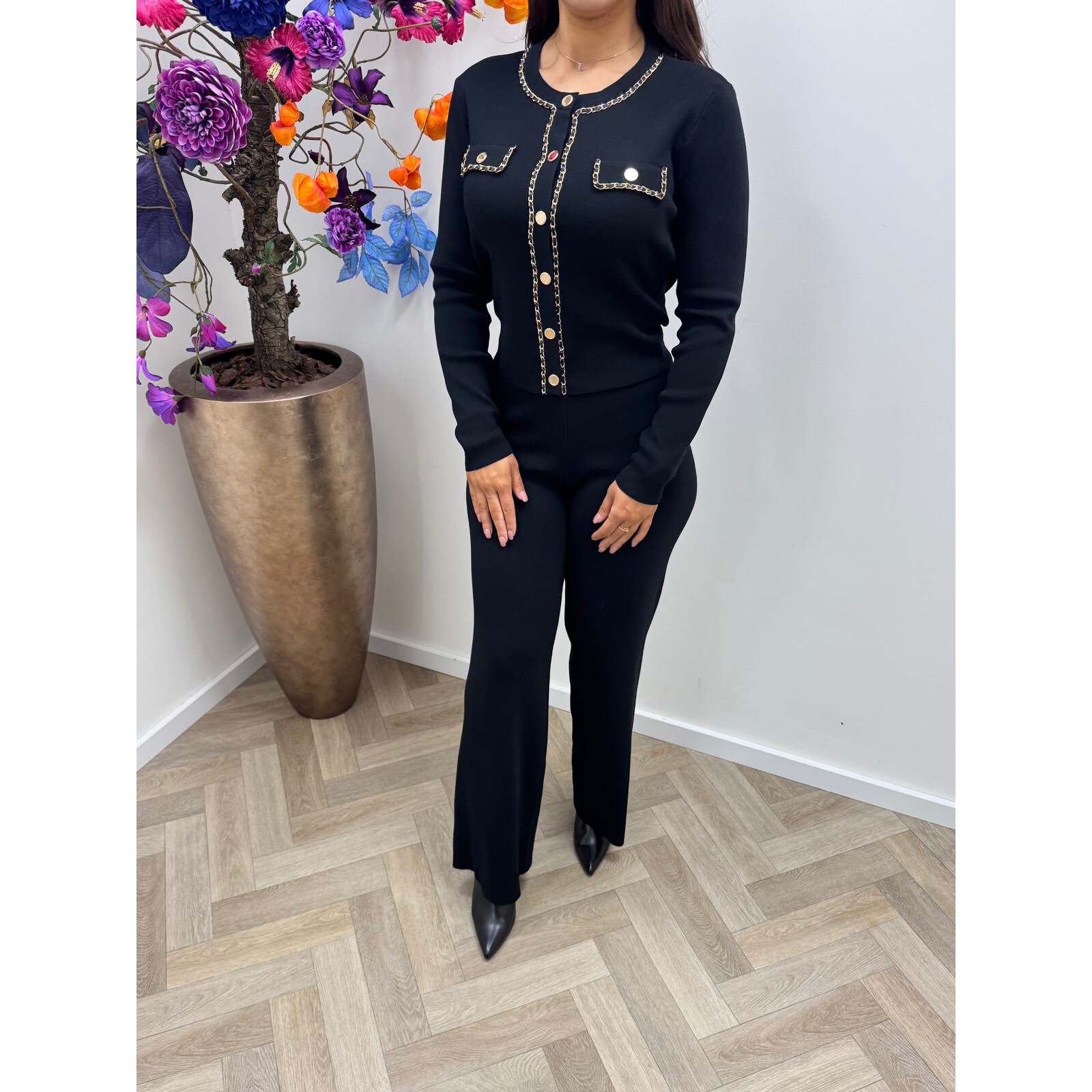 2 Delige Set Chique Chain black MC2161