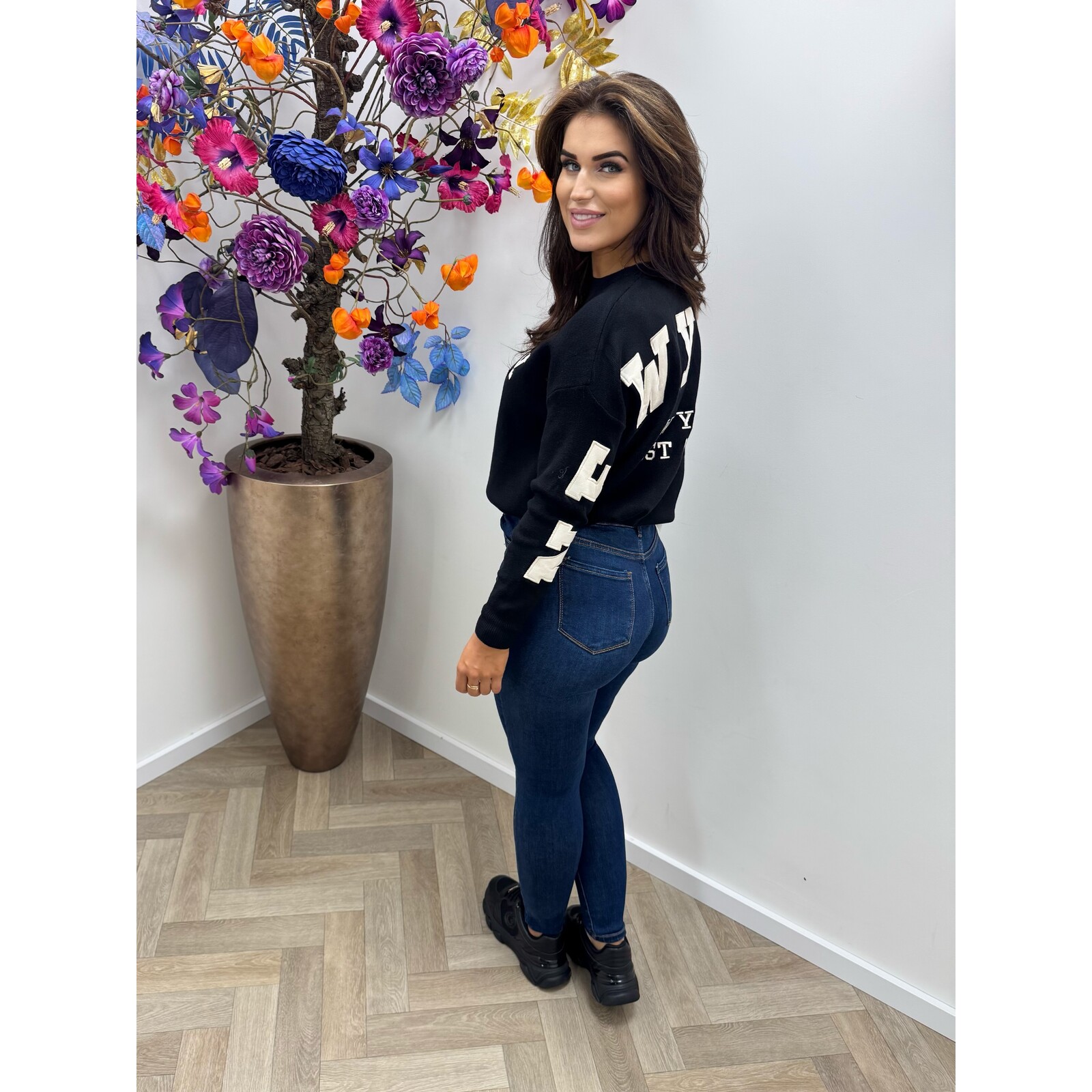 Sweater New York Black AM657