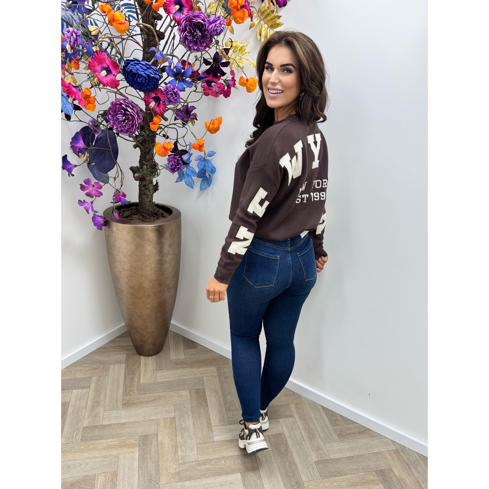 Sweater New York Choco AM657