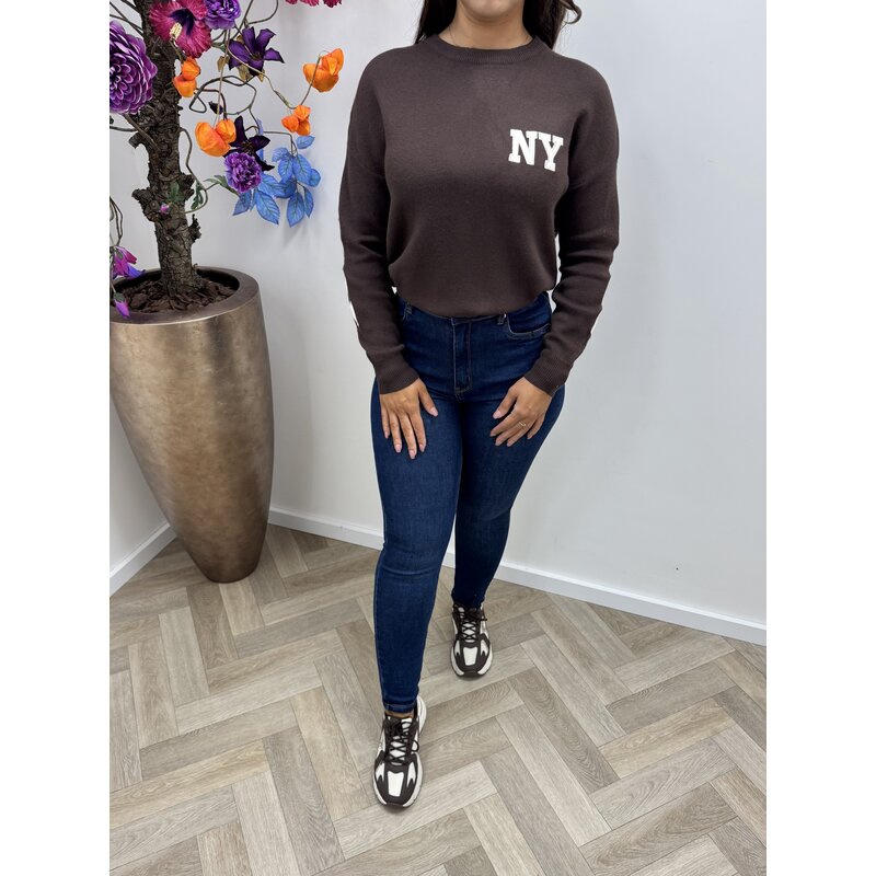 Sweater New York Choco AM657