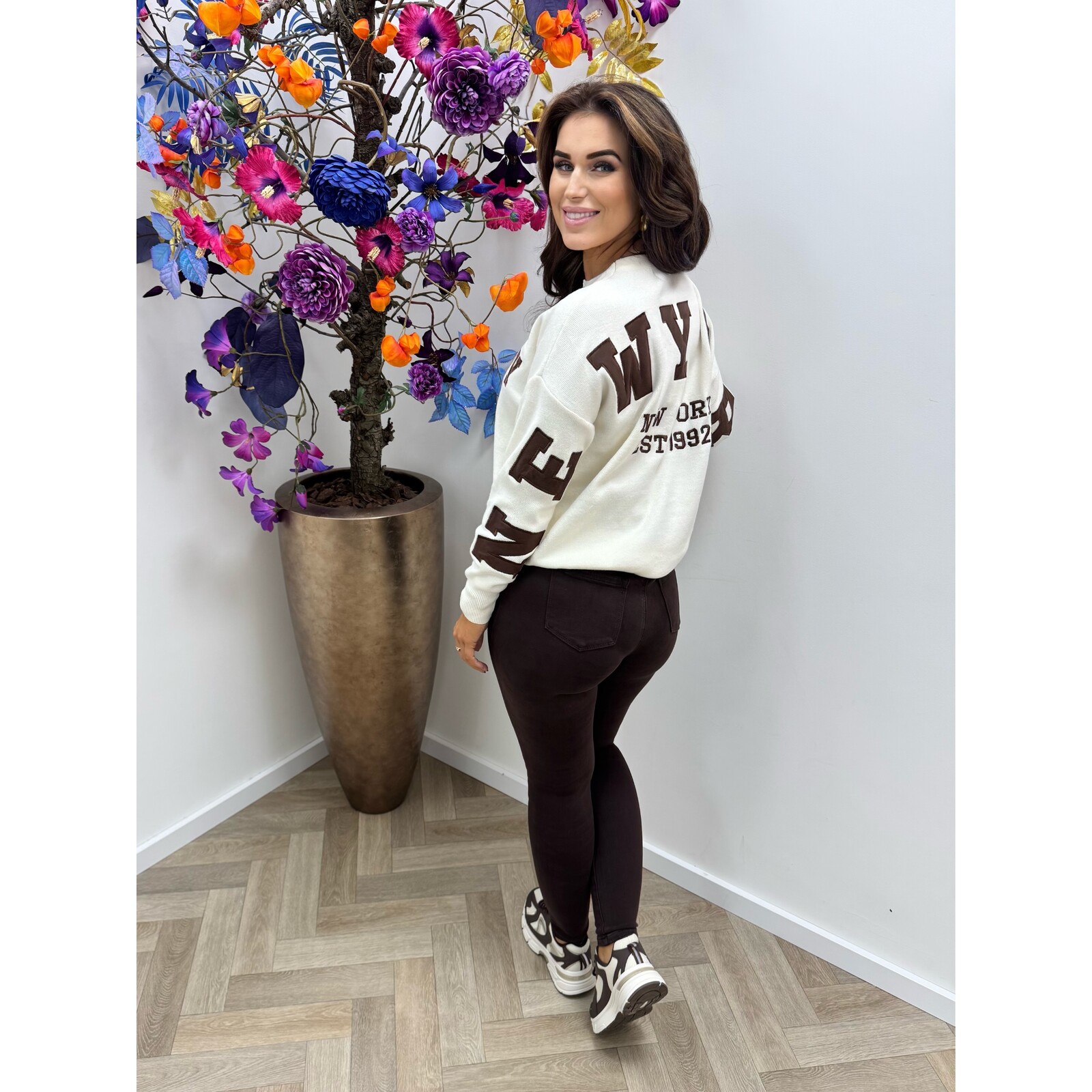 Sweater New York Beige AM657