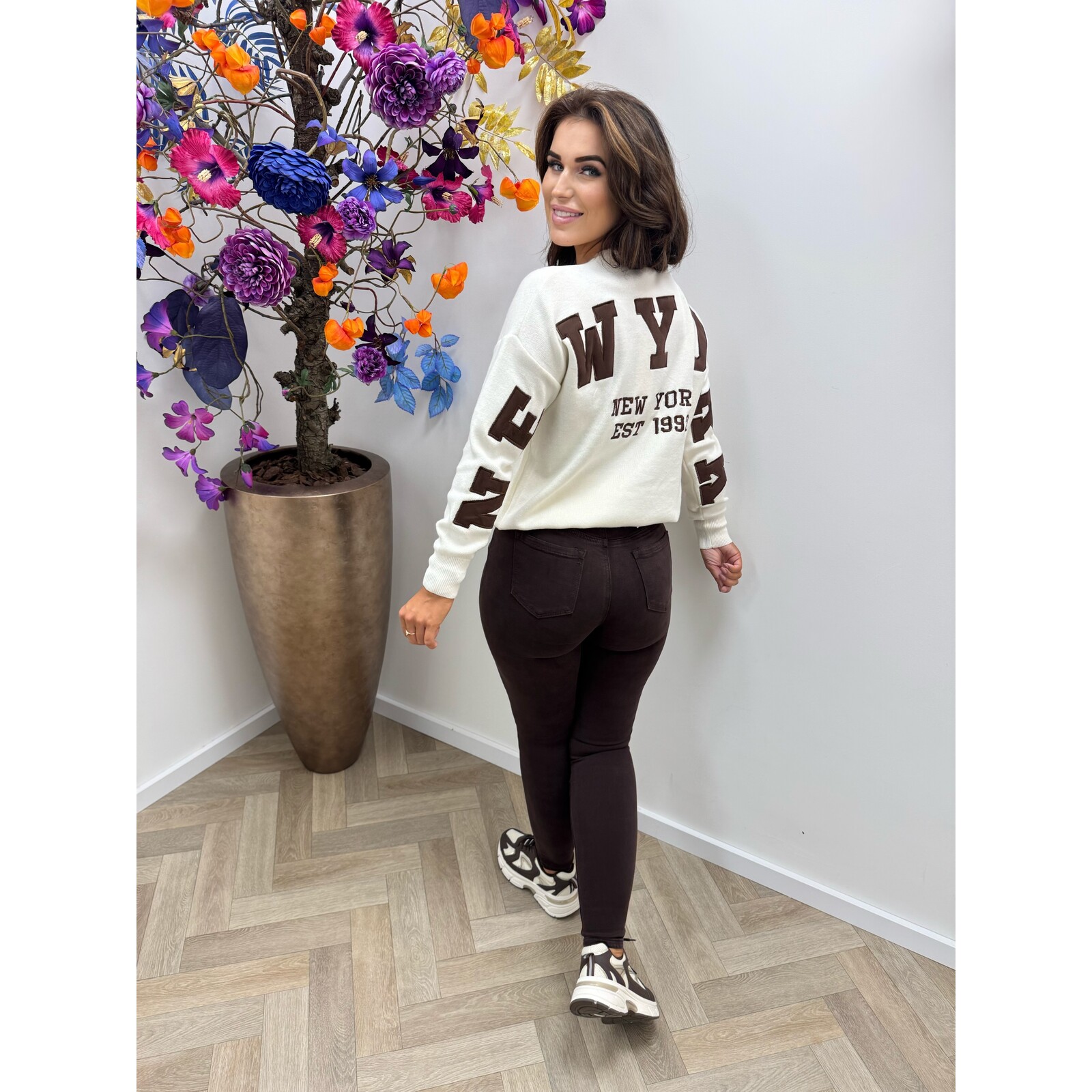 Sweater New York Beige AM657