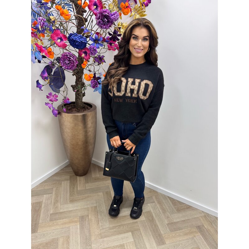 Trui Soho Designer AM756 Black