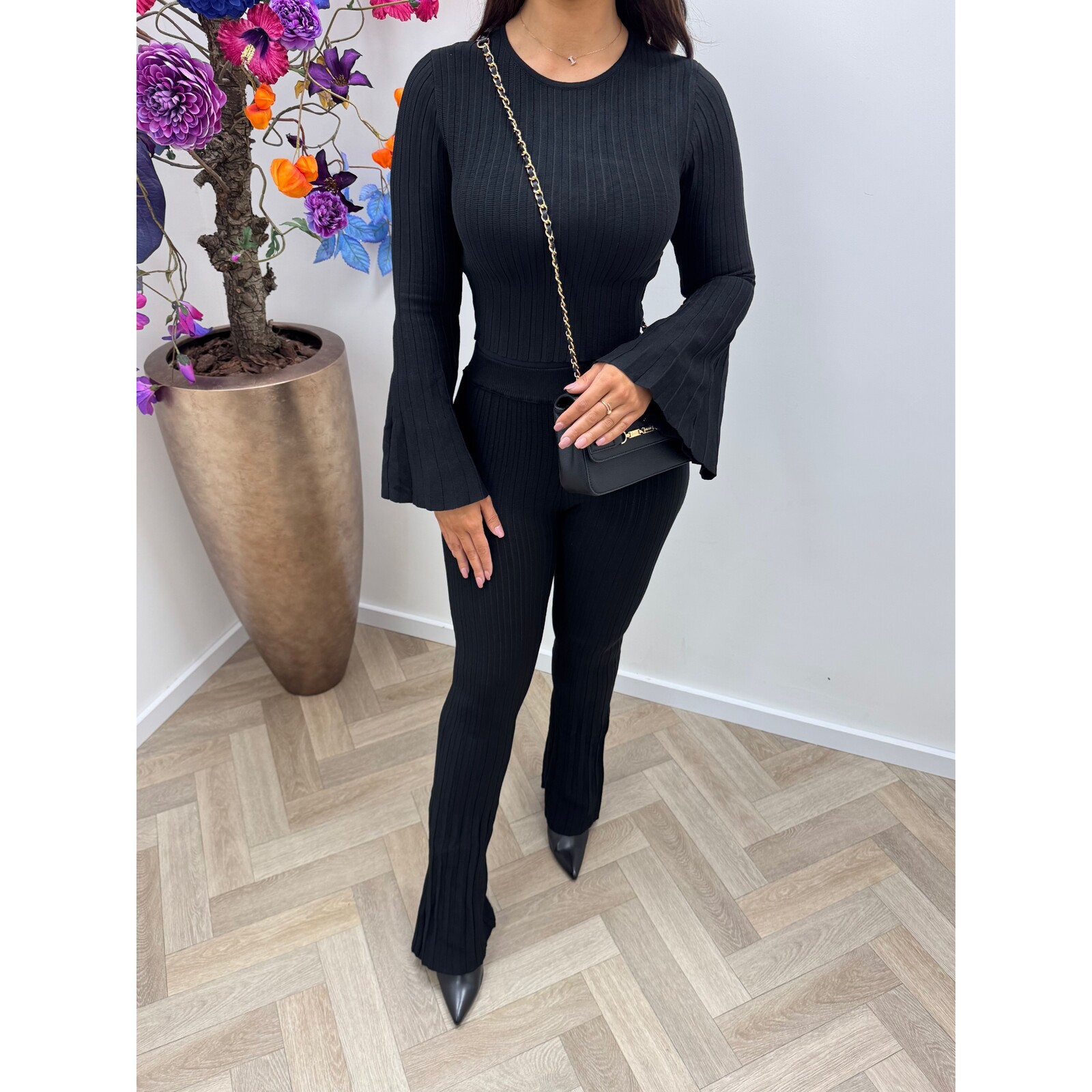 2 Delige Rib set Flair 95103 black