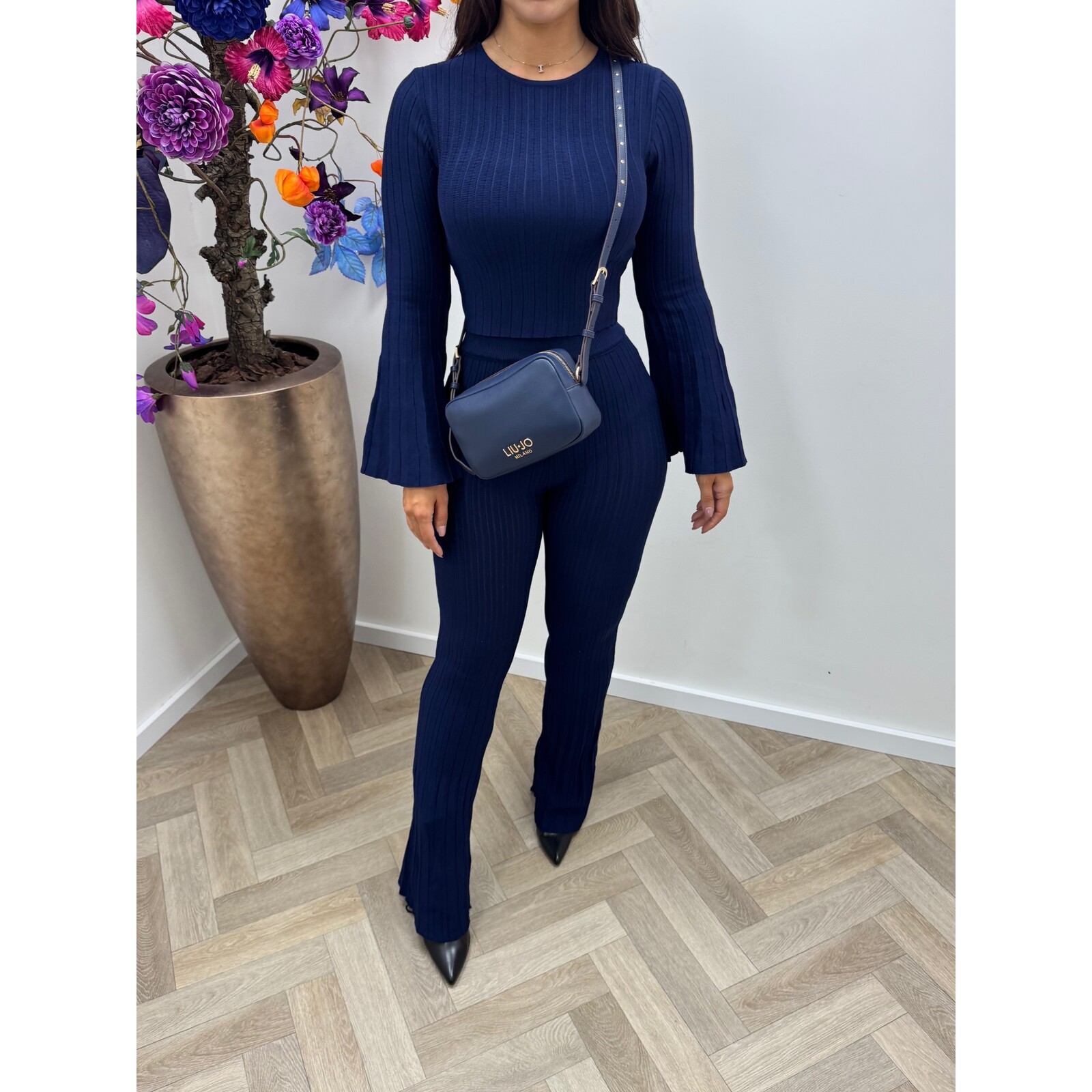 2 Delige Rib set Flair 95103 Navy