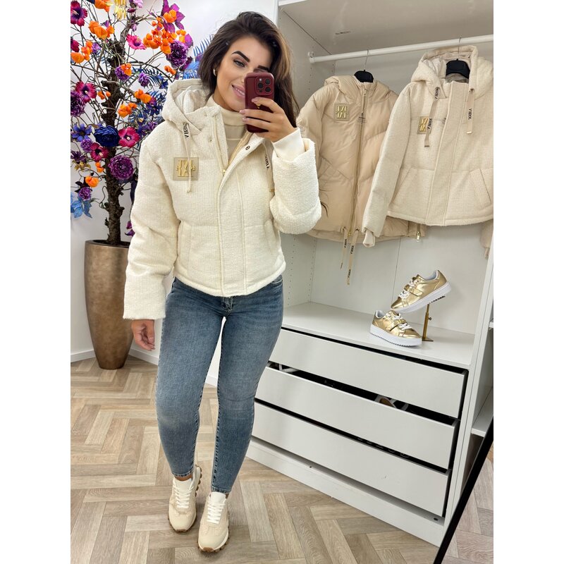 Jacket Alice Cocoon White JoshV
