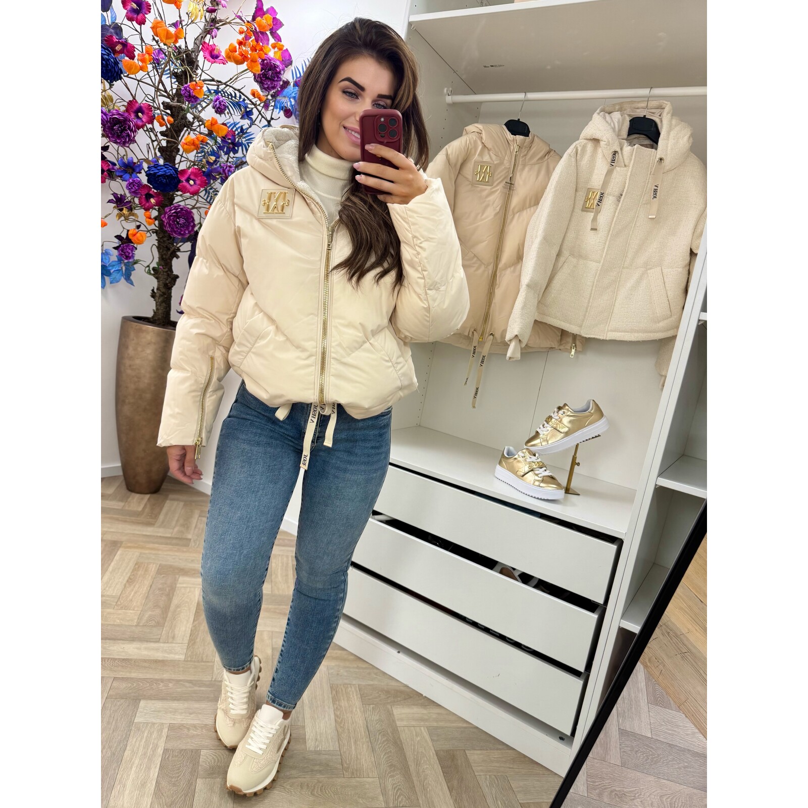 JoshV Jacket Wrenna Light Ecru JoshV