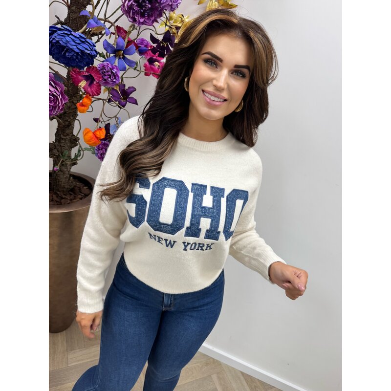 Trui Soho Off White Denim 161