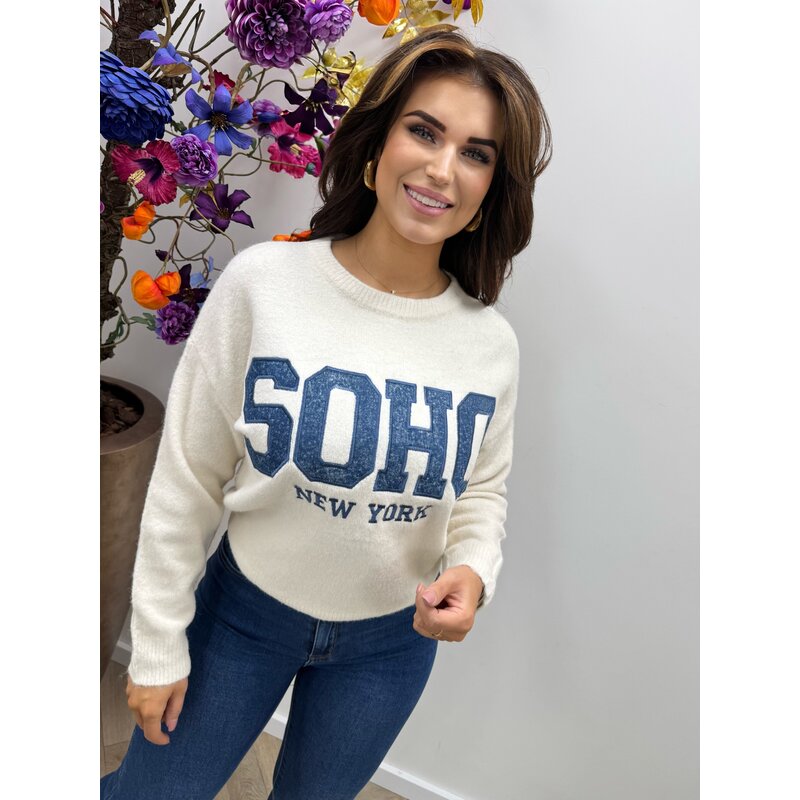 Trui Soho Off White Denim 161