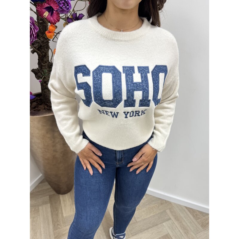 Trui Soho Off White Denim 161