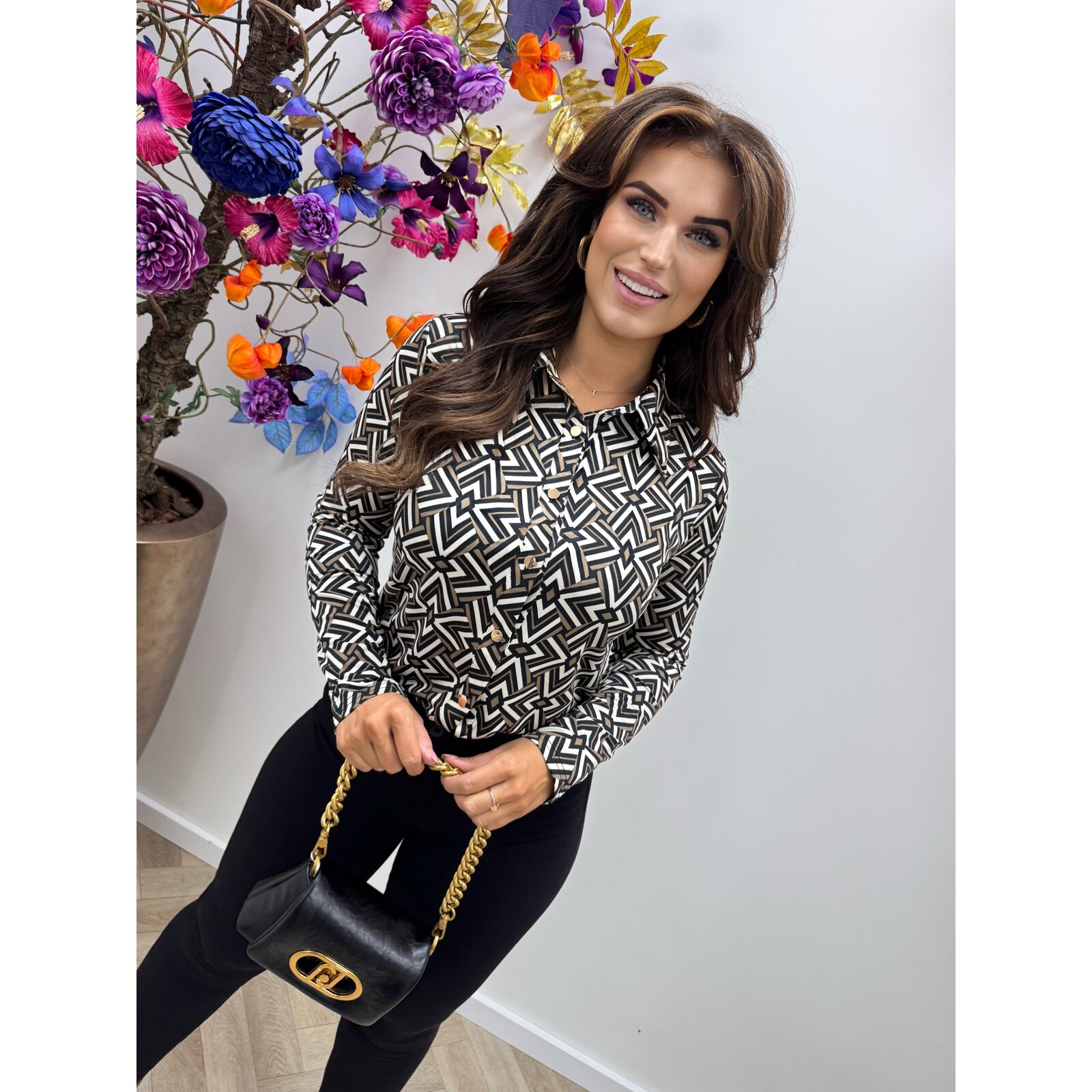 Travel Blouse By Swan Zigzag HS8915