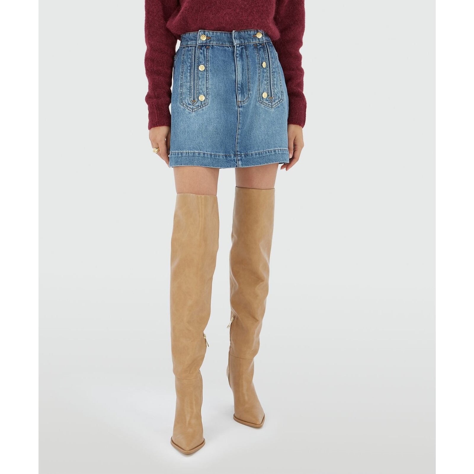 JoshV skirt Boassa Denim blue JoshV