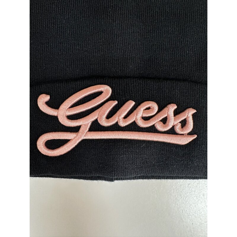 Muts Guess Logo Black Pink 850