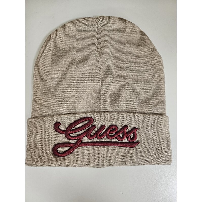 Muts Guess Logo Beige Wine 849