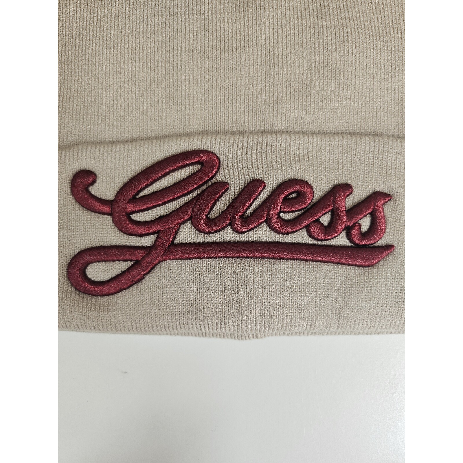 Guess Muts Guess Logo Beige Wine 849
