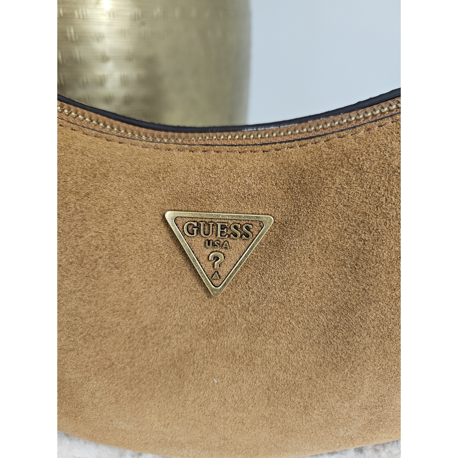 Guess Bag Amita Suede Congac Guess 936