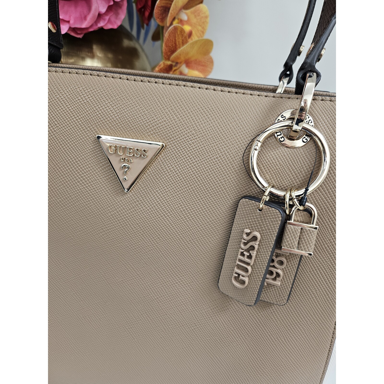 Guess Bag Noelle Tan Multi Guess 964