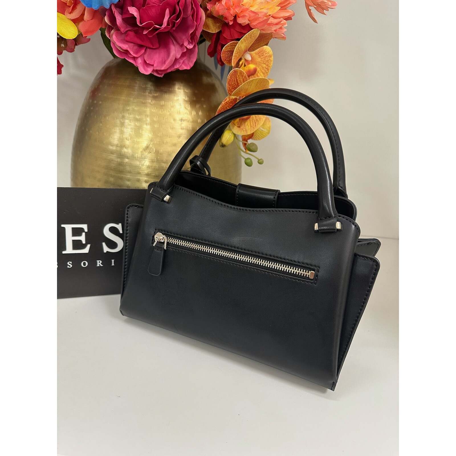 Guess Satchel Bag Jane Black Guess 963