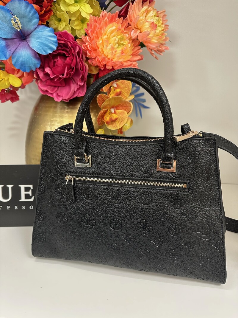 Satchel Bag Cresidia Black Guess 962