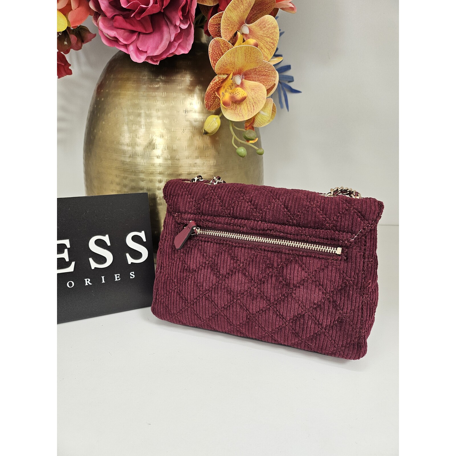 Guess Flap Bag Giully Wine Guess 956