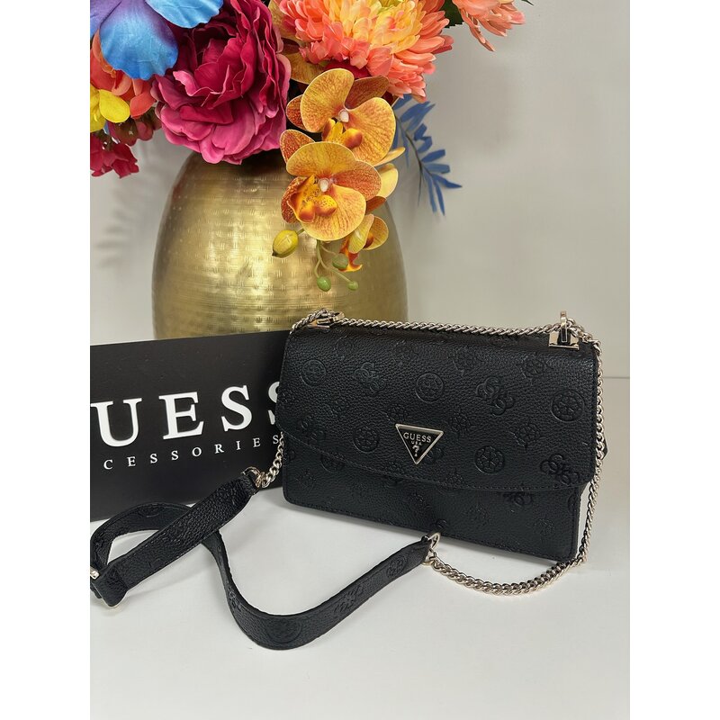 Flap Bag Cresidia Black Guess 973