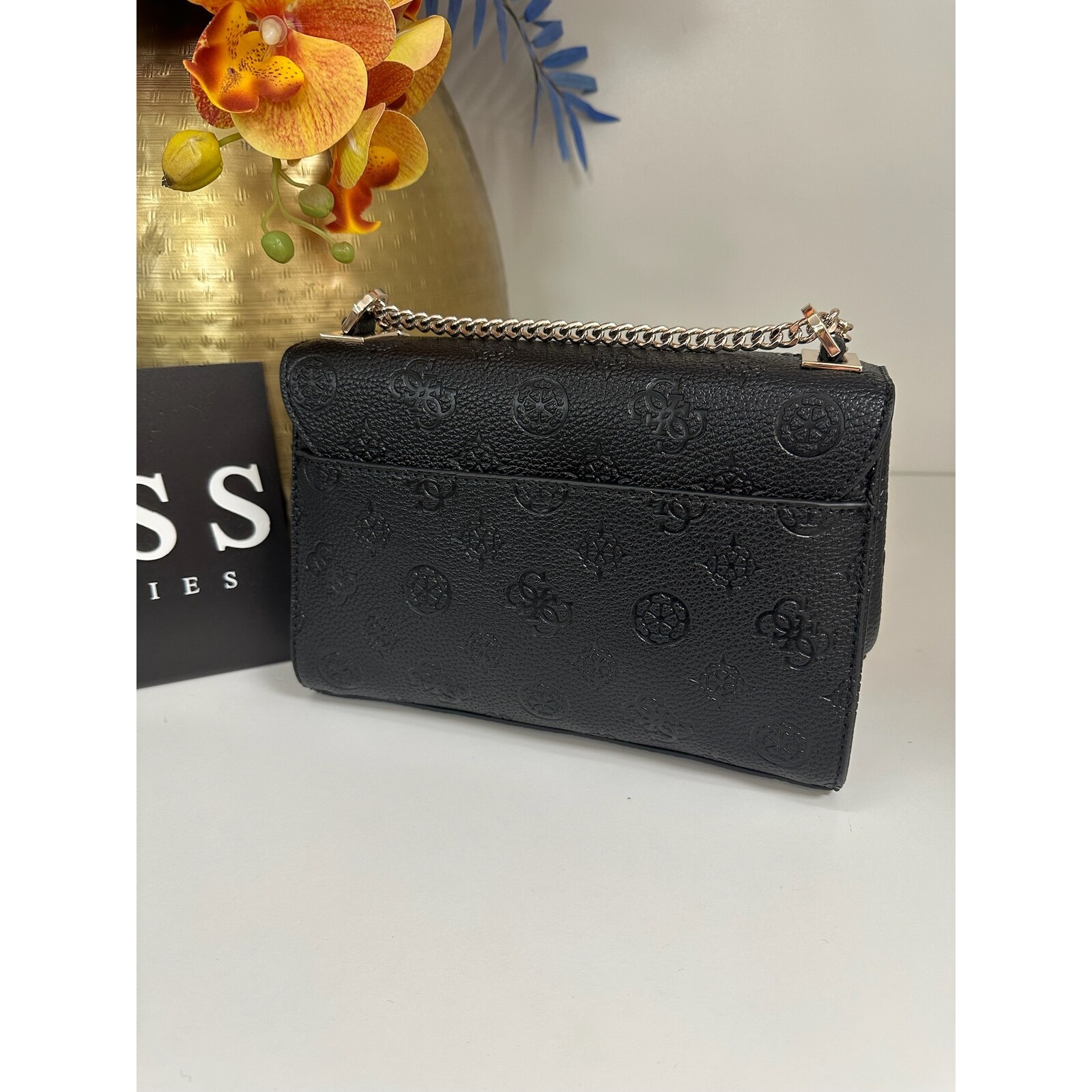 Guess Flap Bag Cresidia Black Guess 973