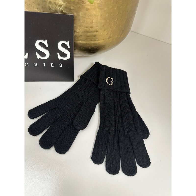 Handschoenen Logo Guess Black 967